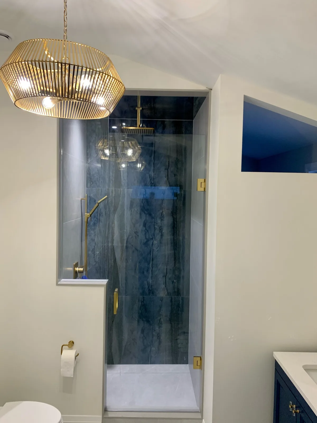 Glass shower door project